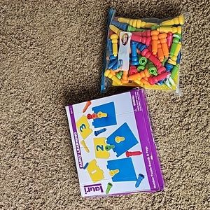 Lauri Early Learning Number and Puzzle Boards and Pegs